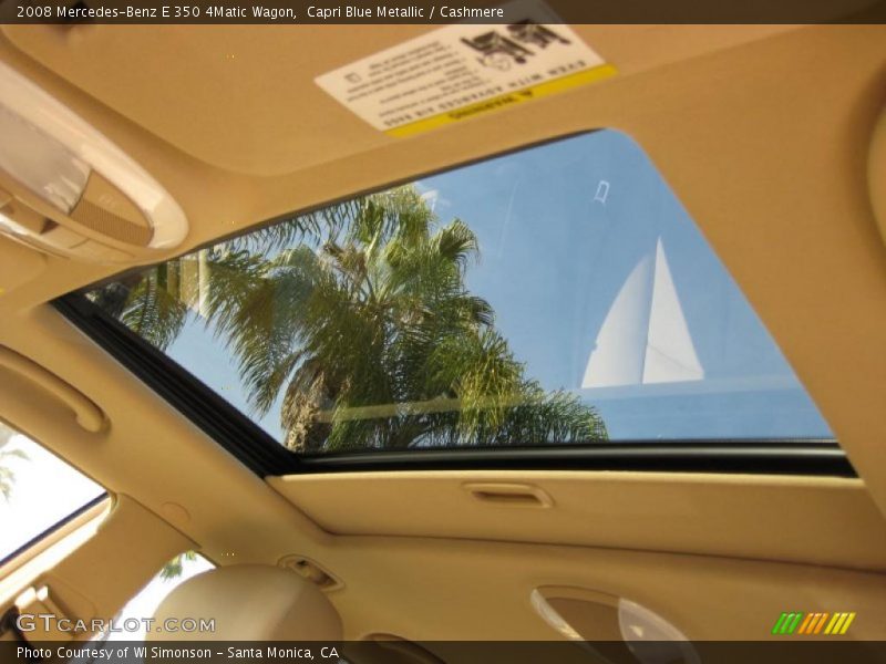 Sunroof of 2008 E 350 4Matic Wagon