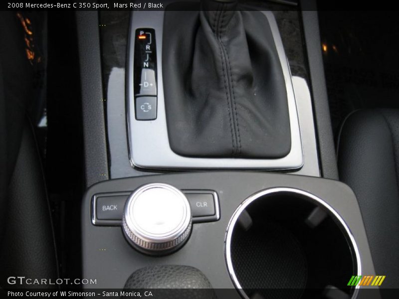 Mars Red / Black 2008 Mercedes-Benz C 350 Sport