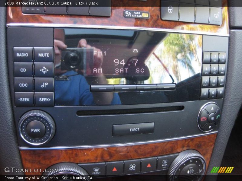 Controls of 2009 CLK 350 Coupe
