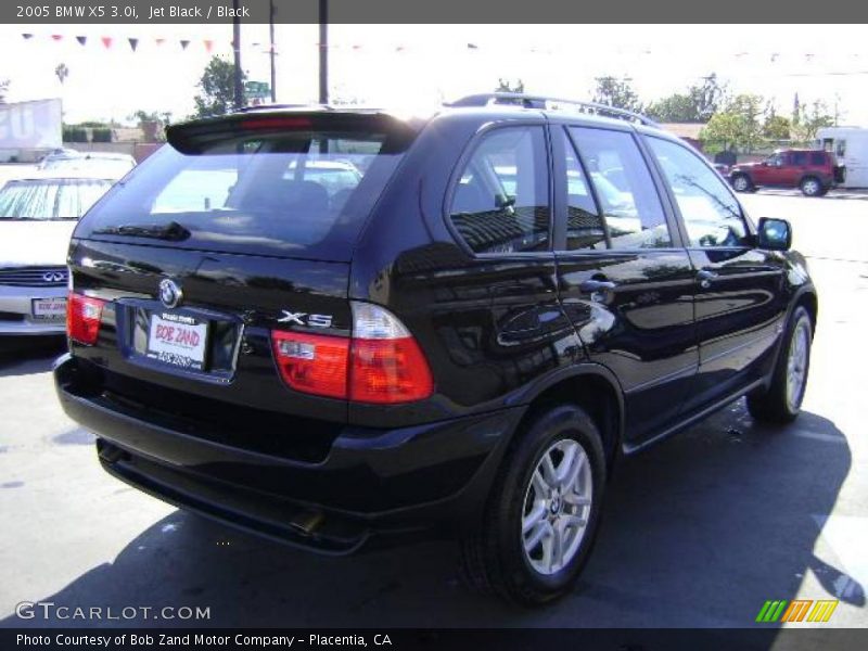 Jet Black / Black 2005 BMW X5 3.0i