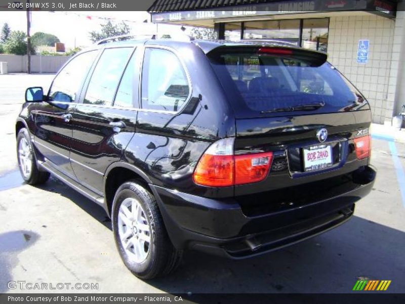 Jet Black / Black 2005 BMW X5 3.0i