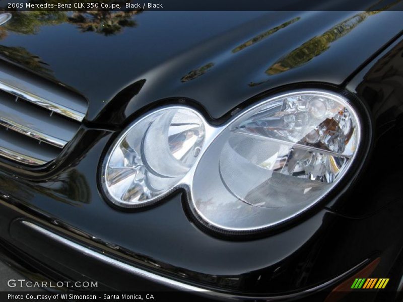 Black / Black 2009 Mercedes-Benz CLK 350 Coupe
