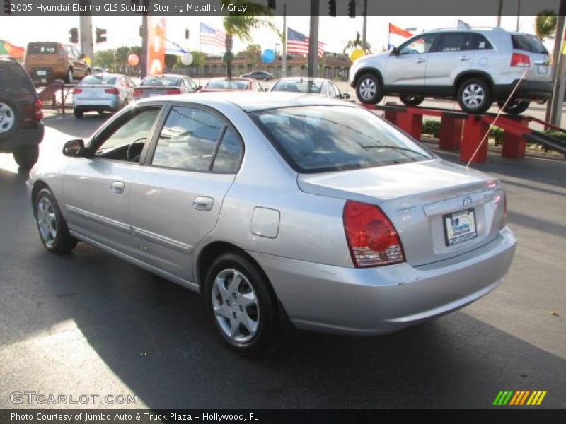 Sterling Metallic / Gray 2005 Hyundai Elantra GLS Sedan