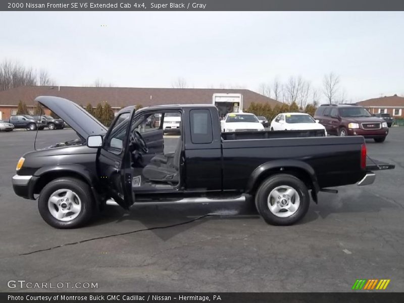  2000 Frontier SE V6 Extended Cab 4x4 Super Black