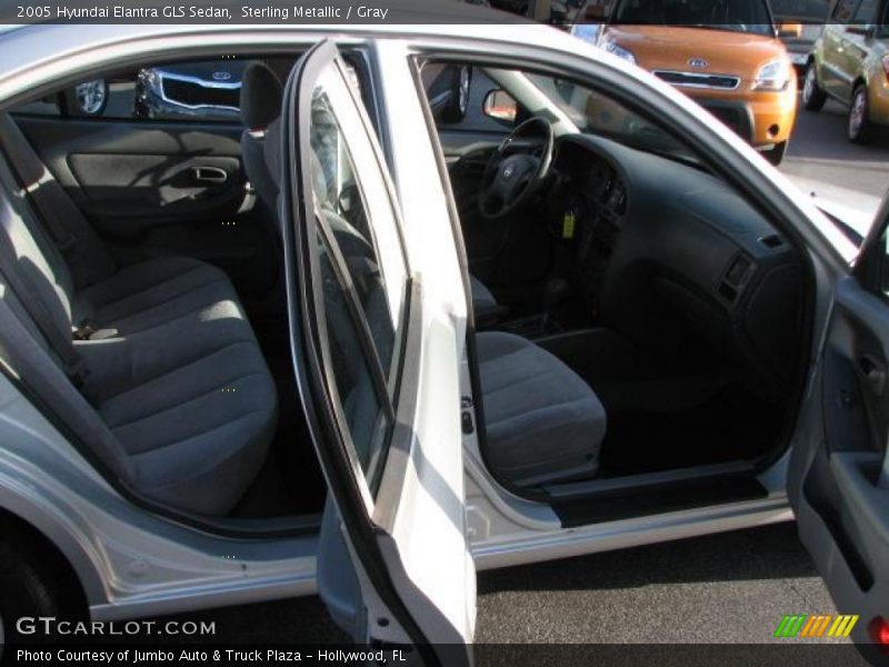 Sterling Metallic / Gray 2005 Hyundai Elantra GLS Sedan