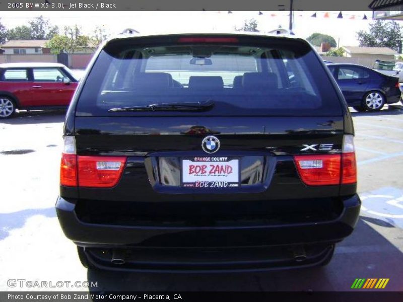 Jet Black / Black 2005 BMW X5 3.0i