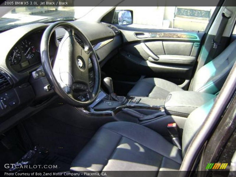 Jet Black / Black 2005 BMW X5 3.0i