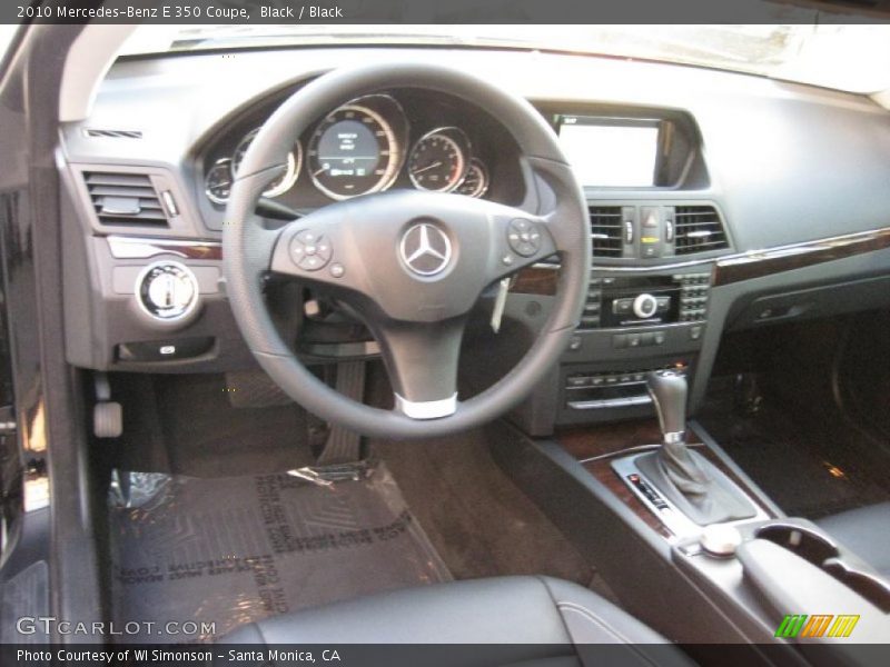 Black / Black 2010 Mercedes-Benz E 350 Coupe