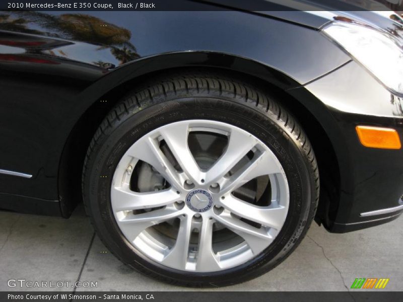 Black / Black 2010 Mercedes-Benz E 350 Coupe