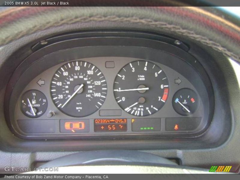 Jet Black / Black 2005 BMW X5 3.0i