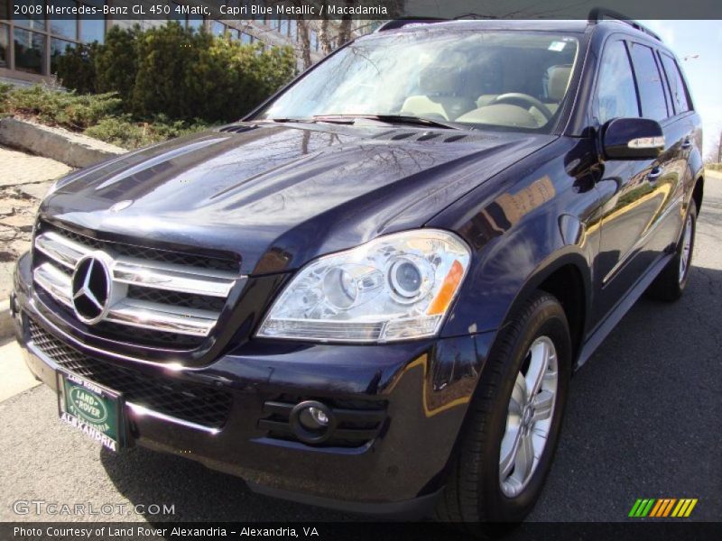 Capri Blue Metallic / Macadamia 2008 Mercedes-Benz GL 450 4Matic