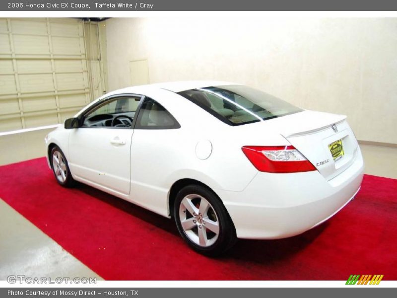 Taffeta White / Gray 2006 Honda Civic EX Coupe