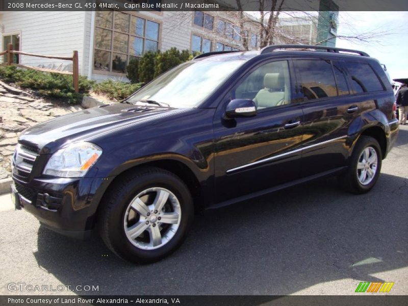 Capri Blue Metallic / Macadamia 2008 Mercedes-Benz GL 450 4Matic