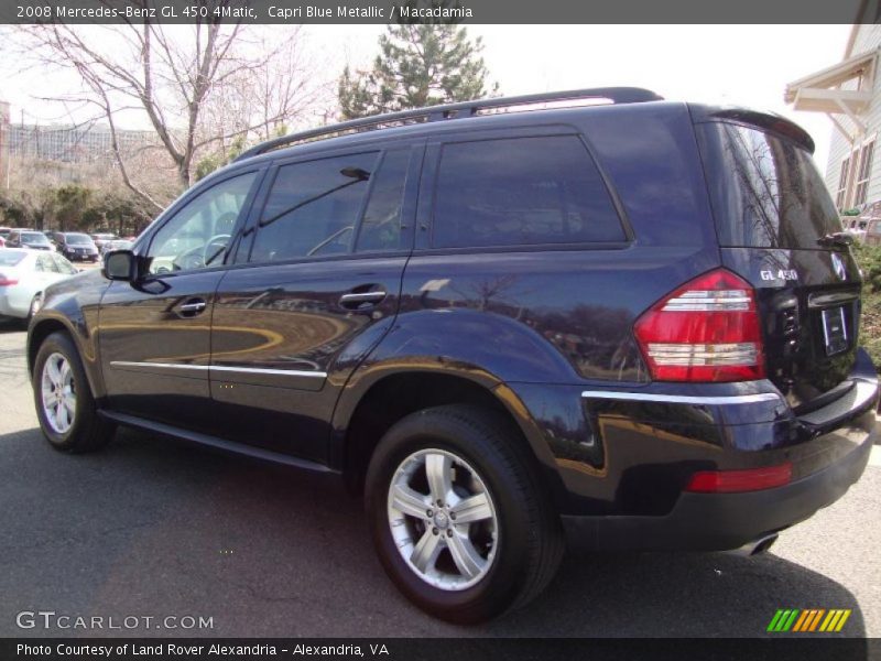 Capri Blue Metallic / Macadamia 2008 Mercedes-Benz GL 450 4Matic