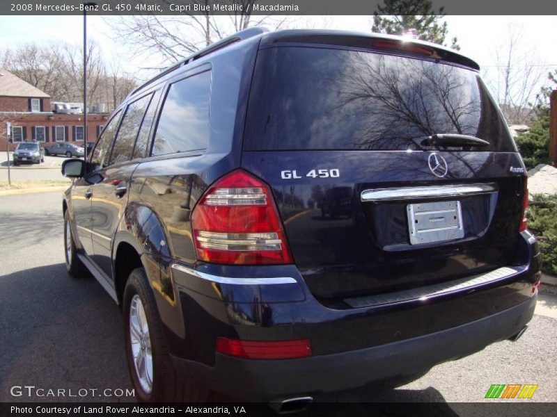 Capri Blue Metallic / Macadamia 2008 Mercedes-Benz GL 450 4Matic