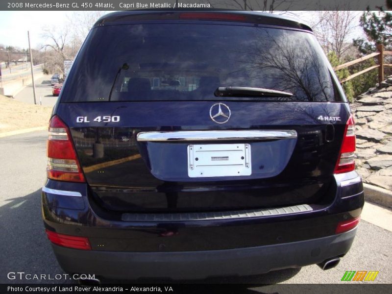 Capri Blue Metallic / Macadamia 2008 Mercedes-Benz GL 450 4Matic