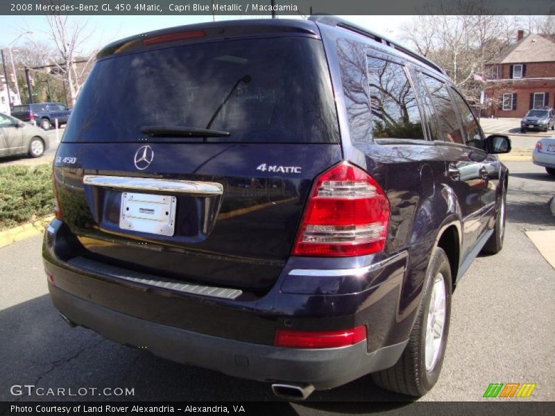 Capri Blue Metallic / Macadamia 2008 Mercedes-Benz GL 450 4Matic