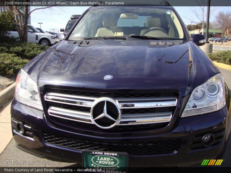 Capri Blue Metallic / Macadamia 2008 Mercedes-Benz GL 450 4Matic