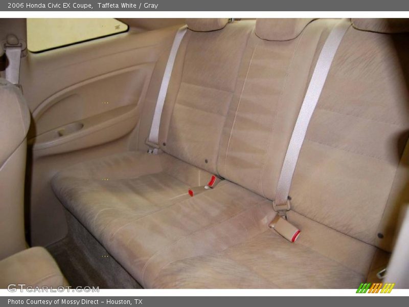 Taffeta White / Gray 2006 Honda Civic EX Coupe