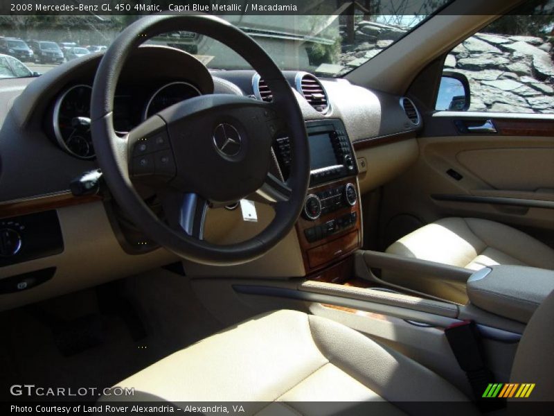 Capri Blue Metallic / Macadamia 2008 Mercedes-Benz GL 450 4Matic