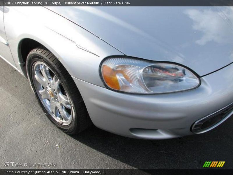 Brilliant Silver Metallic / Dark Slate Gray 2002 Chrysler Sebring LXi Coupe