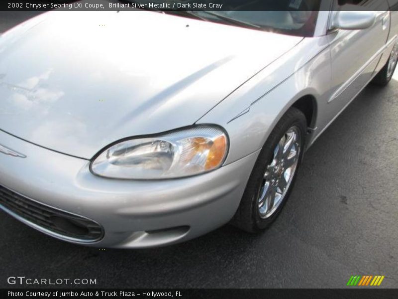Brilliant Silver Metallic / Dark Slate Gray 2002 Chrysler Sebring LXi Coupe