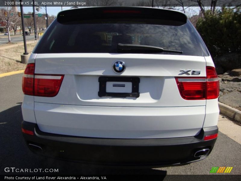Alpine White / Sand Beige 2008 BMW X5 4.8i