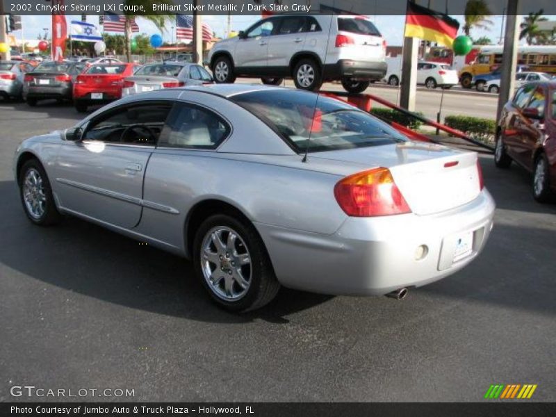 Brilliant Silver Metallic / Dark Slate Gray 2002 Chrysler Sebring LXi Coupe