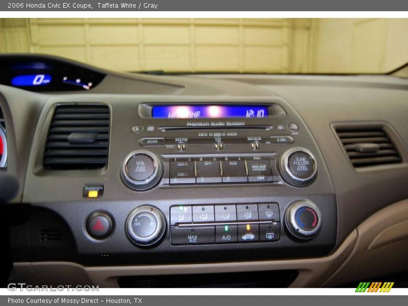 Taffeta White / Gray 2006 Honda Civic EX Coupe