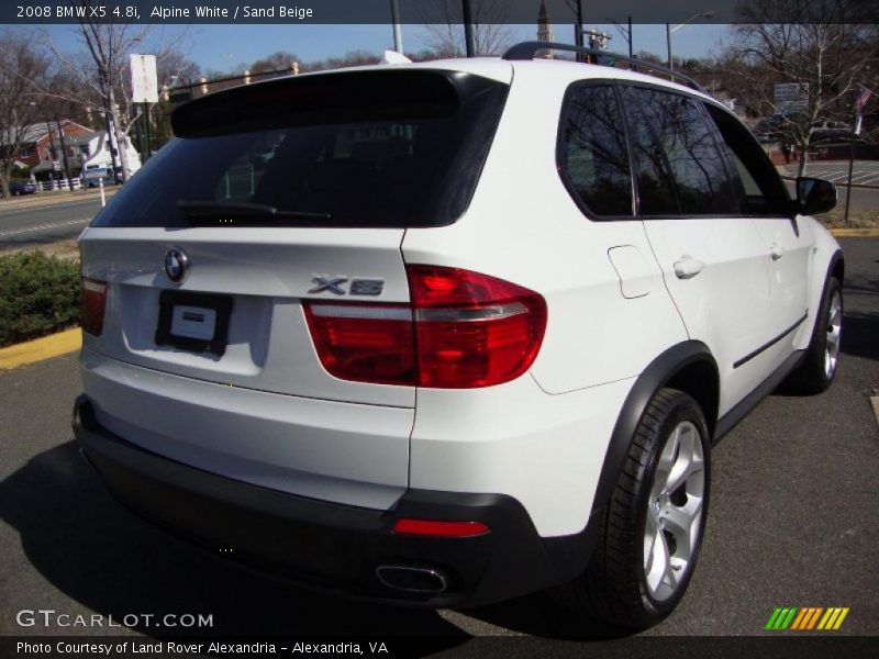 Alpine White / Sand Beige 2008 BMW X5 4.8i