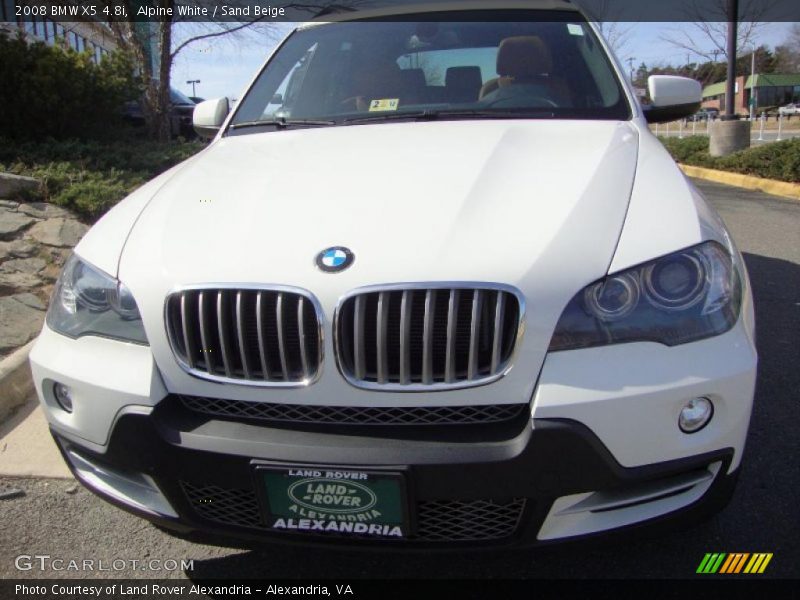 Alpine White / Sand Beige 2008 BMW X5 4.8i