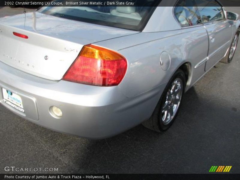 Brilliant Silver Metallic / Dark Slate Gray 2002 Chrysler Sebring LXi Coupe