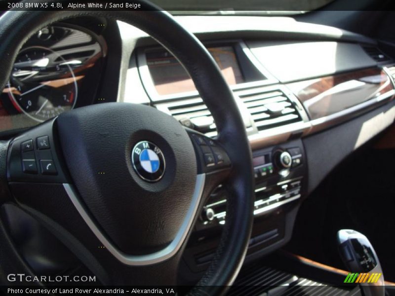 Alpine White / Sand Beige 2008 BMW X5 4.8i