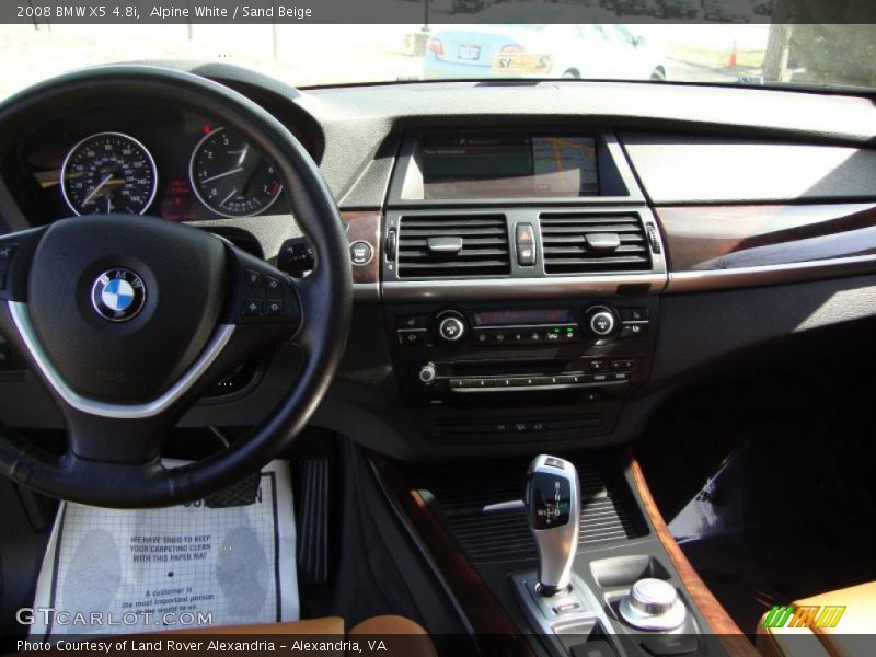 Alpine White / Sand Beige 2008 BMW X5 4.8i