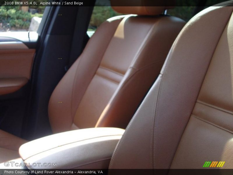 Alpine White / Sand Beige 2008 BMW X5 4.8i