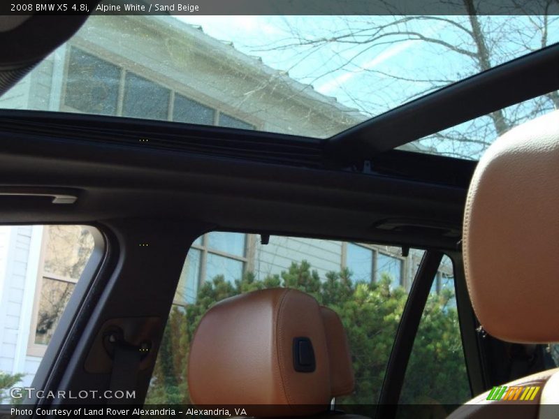 Alpine White / Sand Beige 2008 BMW X5 4.8i