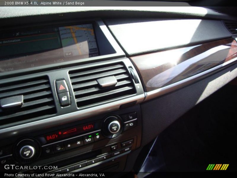 Alpine White / Sand Beige 2008 BMW X5 4.8i