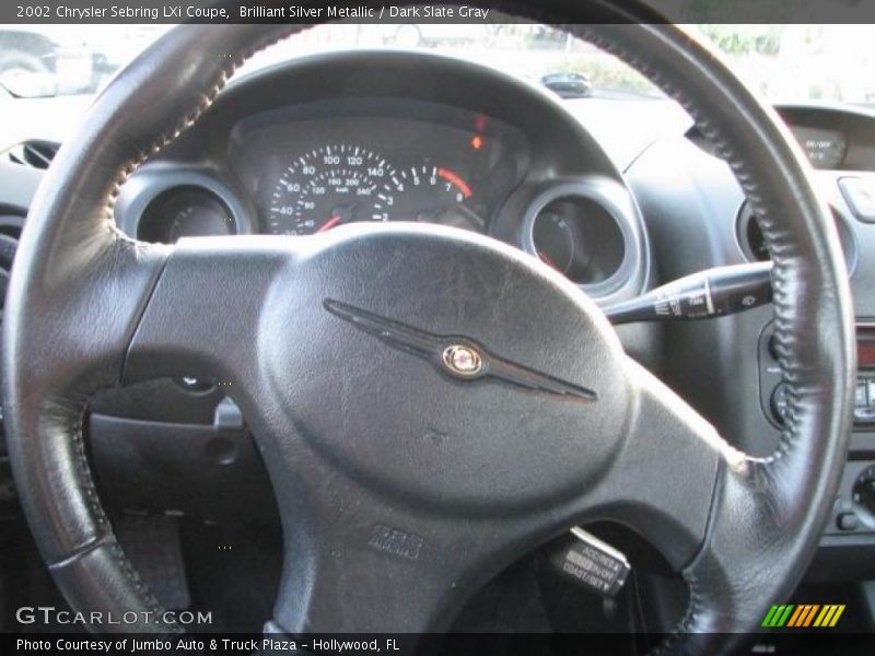 Brilliant Silver Metallic / Dark Slate Gray 2002 Chrysler Sebring LXi Coupe