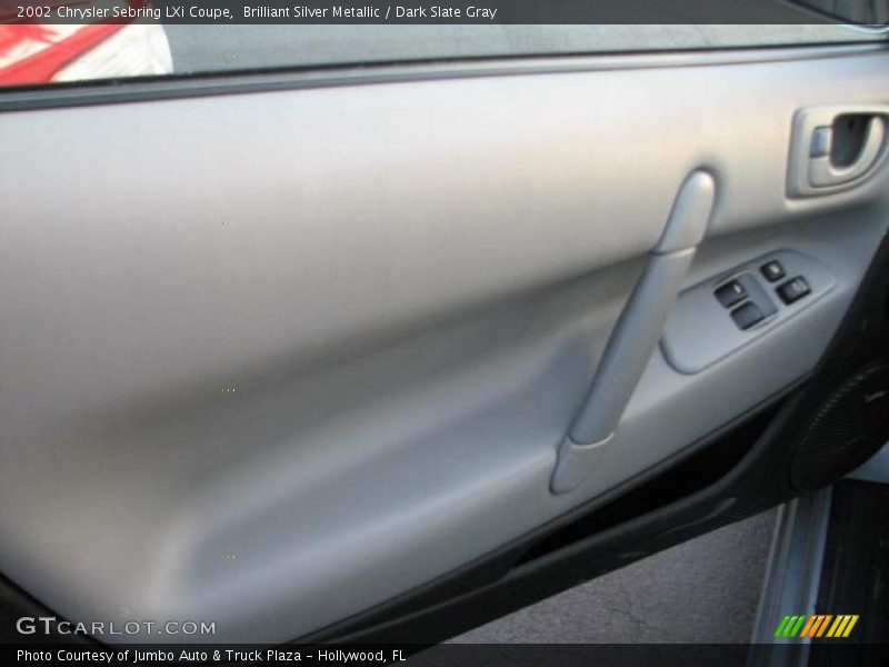 Brilliant Silver Metallic / Dark Slate Gray 2002 Chrysler Sebring LXi Coupe