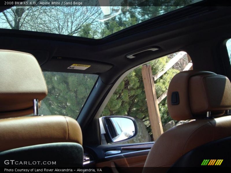 Alpine White / Sand Beige 2008 BMW X5 4.8i
