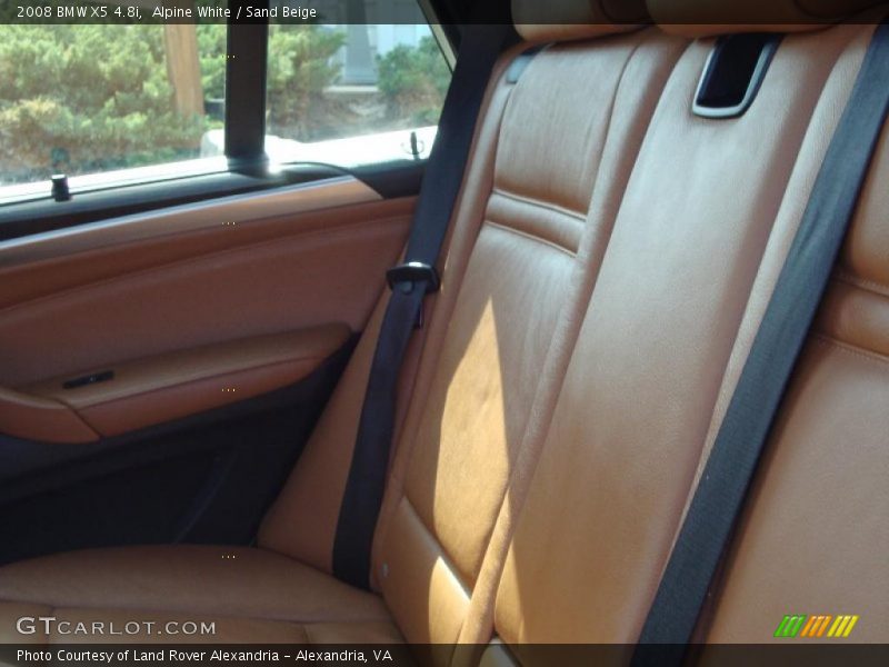 Alpine White / Sand Beige 2008 BMW X5 4.8i