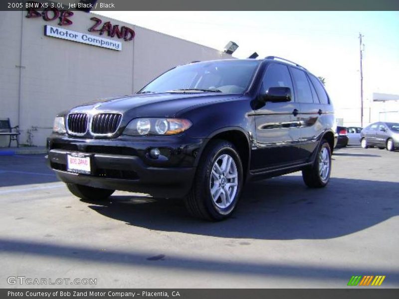 Jet Black / Black 2005 BMW X5 3.0i