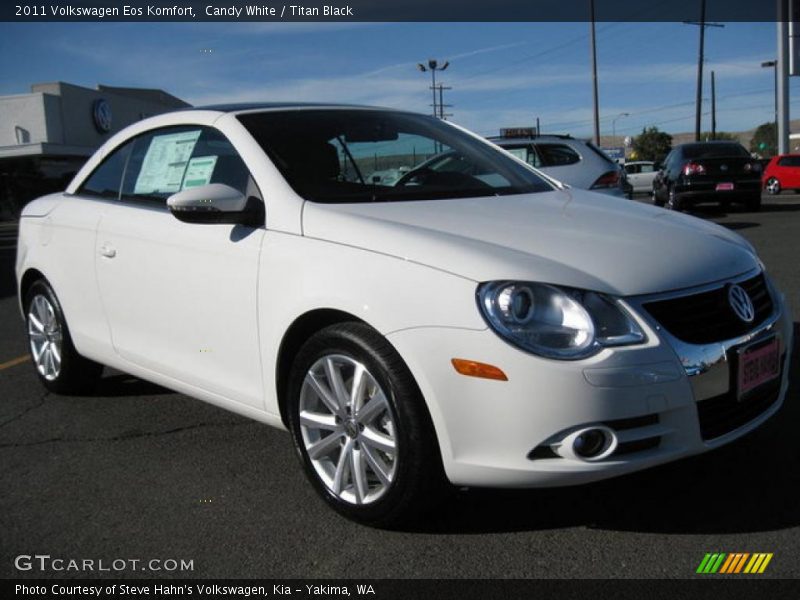 Candy White / Titan Black 2011 Volkswagen Eos Komfort