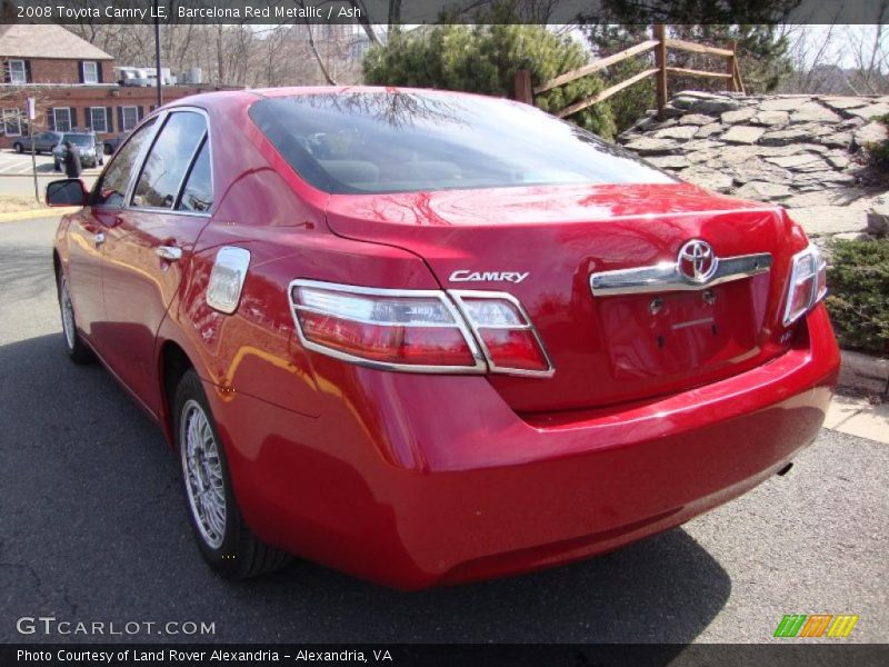 Barcelona Red Metallic / Ash 2008 Toyota Camry LE