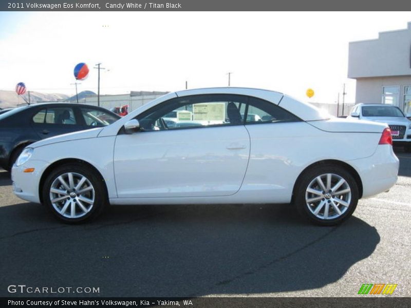 Candy White / Titan Black 2011 Volkswagen Eos Komfort