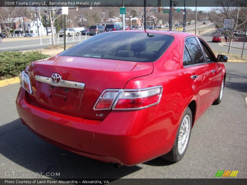 Barcelona Red Metallic / Ash 2008 Toyota Camry LE