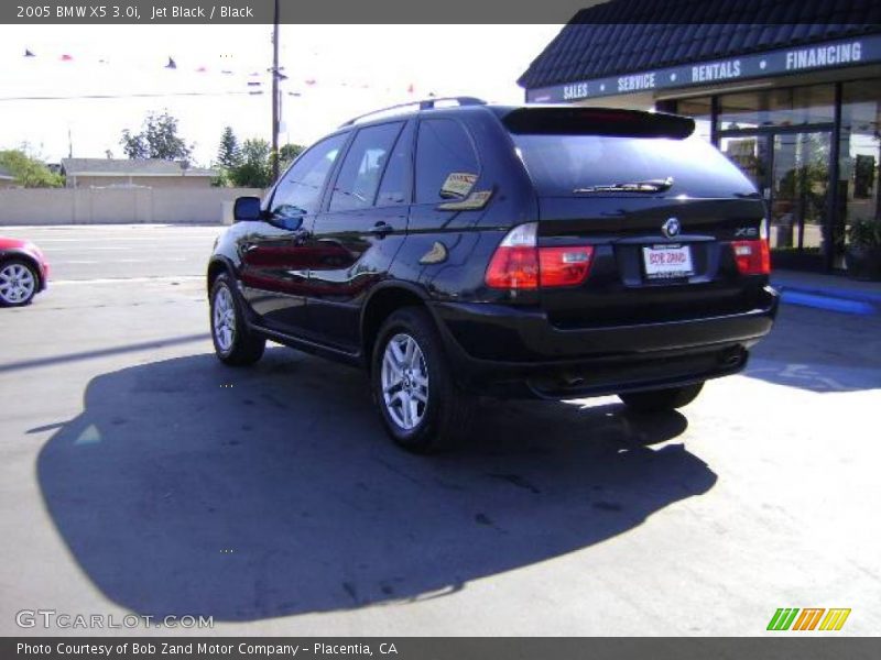 Jet Black / Black 2005 BMW X5 3.0i