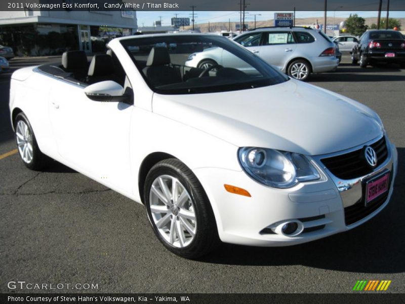 Candy White / Titan Black 2011 Volkswagen Eos Komfort