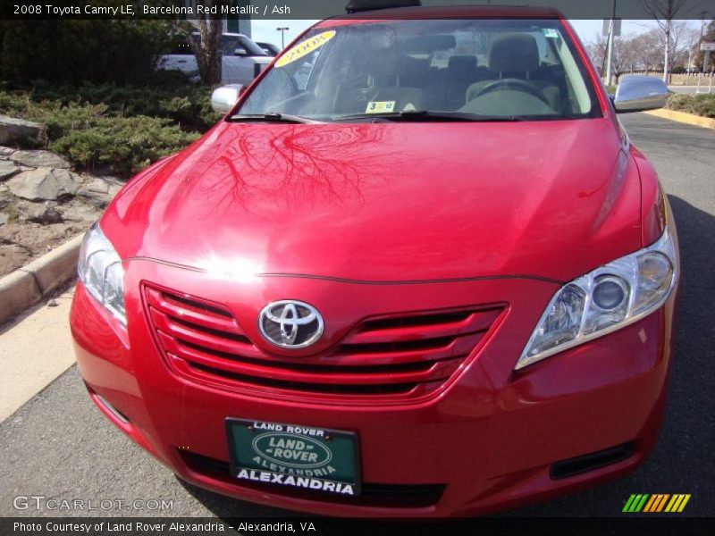 Barcelona Red Metallic / Ash 2008 Toyota Camry LE