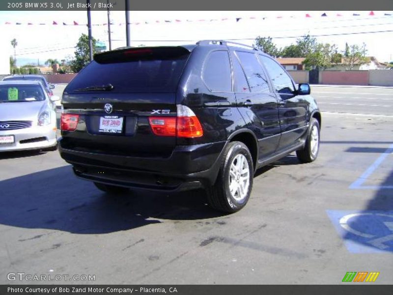 Jet Black / Black 2005 BMW X5 3.0i